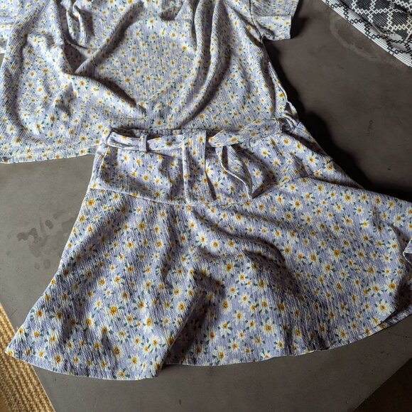 Zara Kids | TEXTURED FLORAL SKORT | 13-14 years - Picture 11 of 15